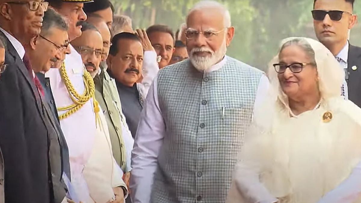 Bangladesh Prime Minister Sheikh Hasina and Prime Minister Narendra Modi